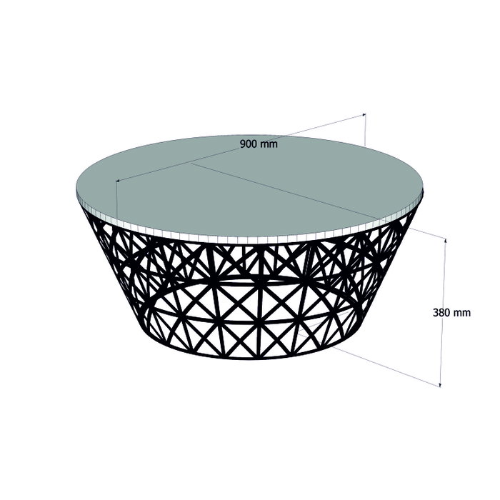 Hanah Home Stil Metal Ferforje - Oak Hanah Home Stil Metal Ferforje - Oak